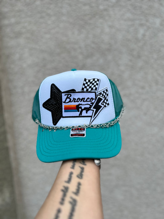 Bronco trucker hat